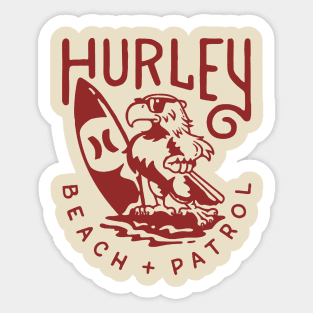 Hurley The Beach Patrol Sticker